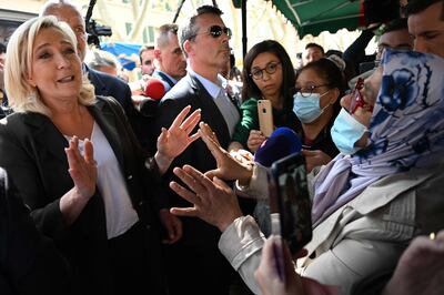 Marine Le Pen is the far-right's Rassemblement National presidential candidate. AFP