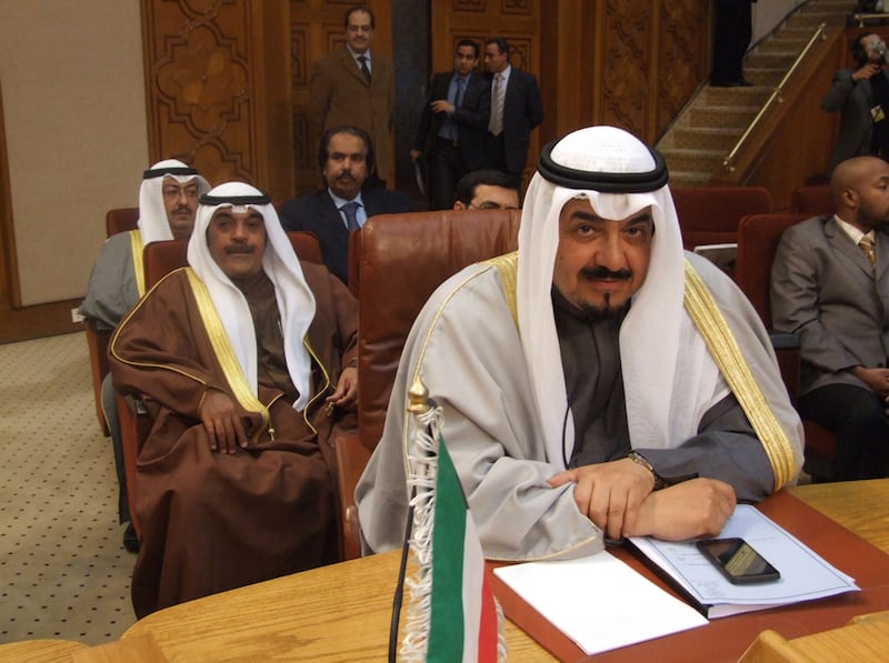 Sheikh Ahmad Abdullah Al Ahmad Al Sabah in 2010, when he served as Kuwait's oil minister and information minister. Photo: Kuna