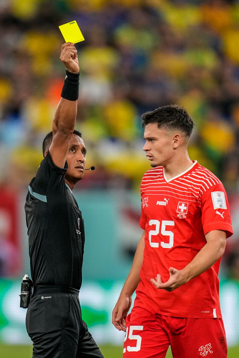 Fabian Rieder 6: Helped keep pressure on Brazil when South Americans in possession but little influence attacking wise. Earned first booking of match for blocking Rodrygo early in second half. AP