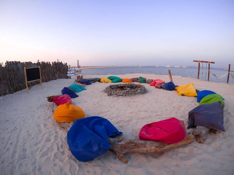 Weekly yoga nights are held at Banan, followed by a bonfire, and you can also pay Dh100 for day beach access.