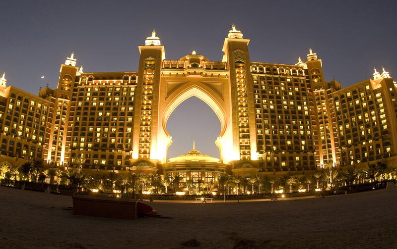 The Atlantis Hotel on the Palm Jumeirah in Dubai.  Jeff Topping / The National