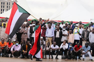 Civilians celebrate the signing of peace agreement between the Sudan's transitional government and Sudanese revolutionary movements to end decades-old conflict. Reuters