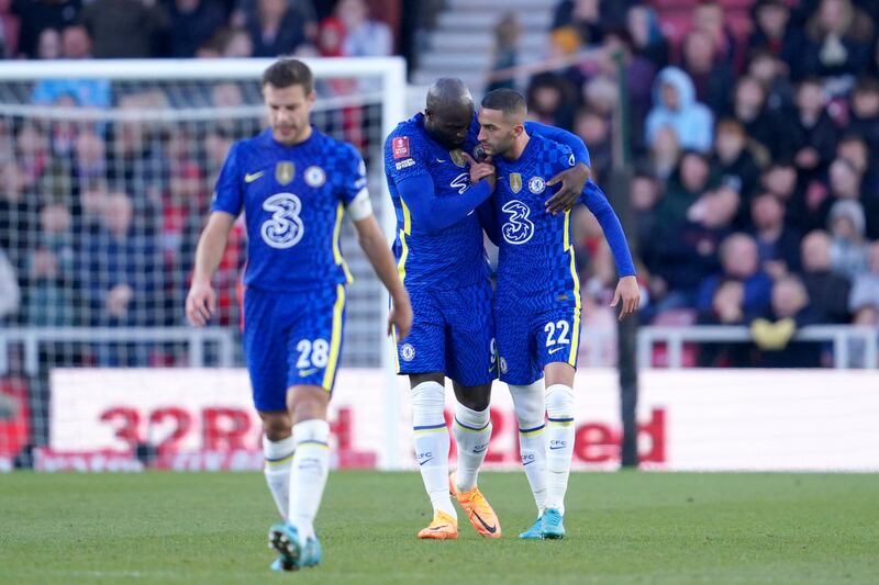 Hakim Ziyech - 8, Had a great weight of pass for Mount in the buildup to the opener, then cut inside Taylor and fired into the far corner for their second. Looked very confident throughout.
AP