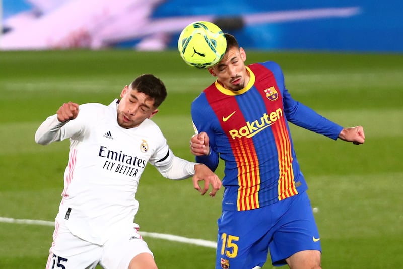 Clement Lenglet 7. Troubled by Vinicius’ pace and Madrid’s counter attacks, but looked to be fouled by Casemiro after 18 minutes inside the Madrid area. Reuters