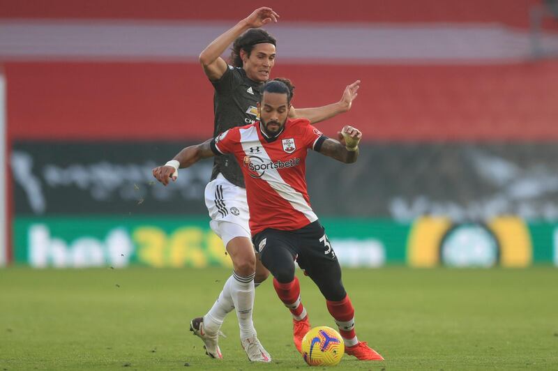 Ryan Bertrand - 7: Dangerous partnership with Djenepo down left but was caught in possession at start of move for United’s first goal. Vital sliding challenge prevented United counter-attacking with a numerical advantage near the end. AP