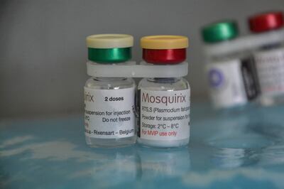 Mosquirix cuts the risk of deadly cases of malaria by 30 per cent, according to the World Health Organisation. AFP