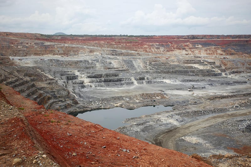 D30446 Kansanshi open cast copper mine 80% owned by Kansanshi Mining PLC, a First Quantum subsidiary.