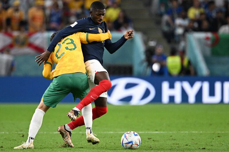 Ousmane Dembele – 8. A danger with the ball as he is for Barcelona. Balls into Griezmann, but his best was a cross for Mbappe’s header which gave France a 3-1 cushion.  AFP