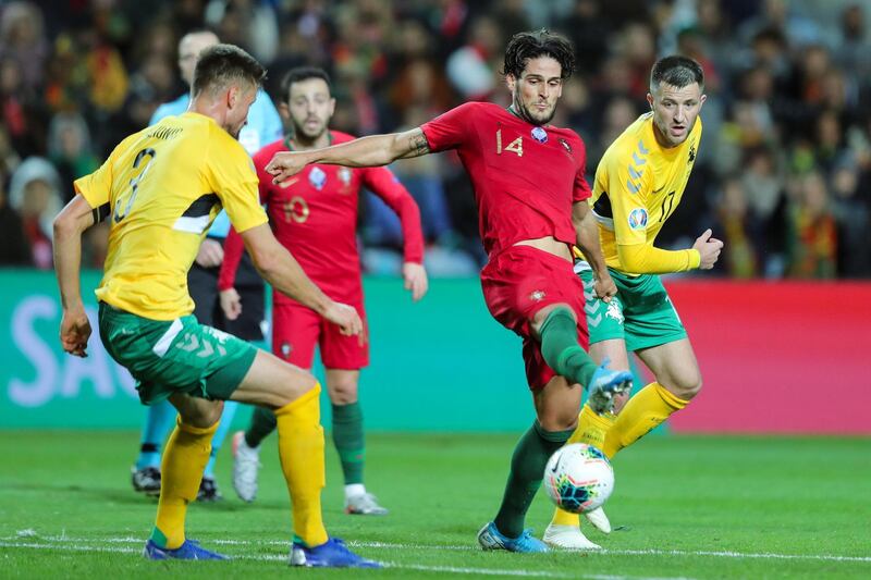 Portugal crushed Lithuania 6-0 in their Euro 2020 qualifier. EPA