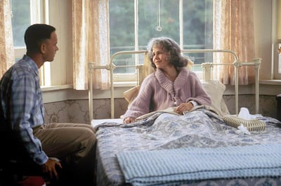 Tom Hanks and Sally Field in a scene from 'Forest Gump'. Paramount Pictures