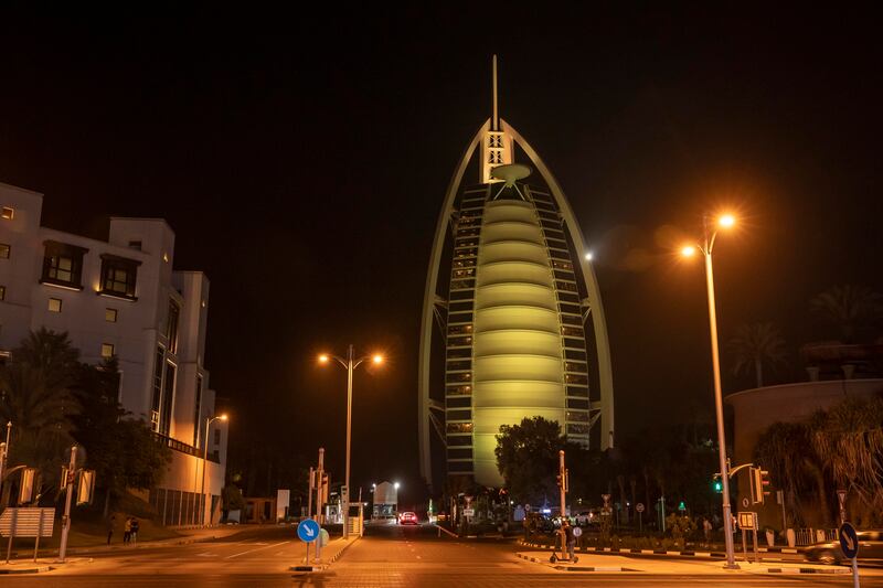 Burj Al Arab in a new light. Antonie Robertson / The National