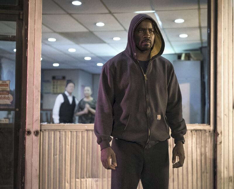 Mike Colter IN Marvel's Luke Cage. Myles Aronowitz/Netflix