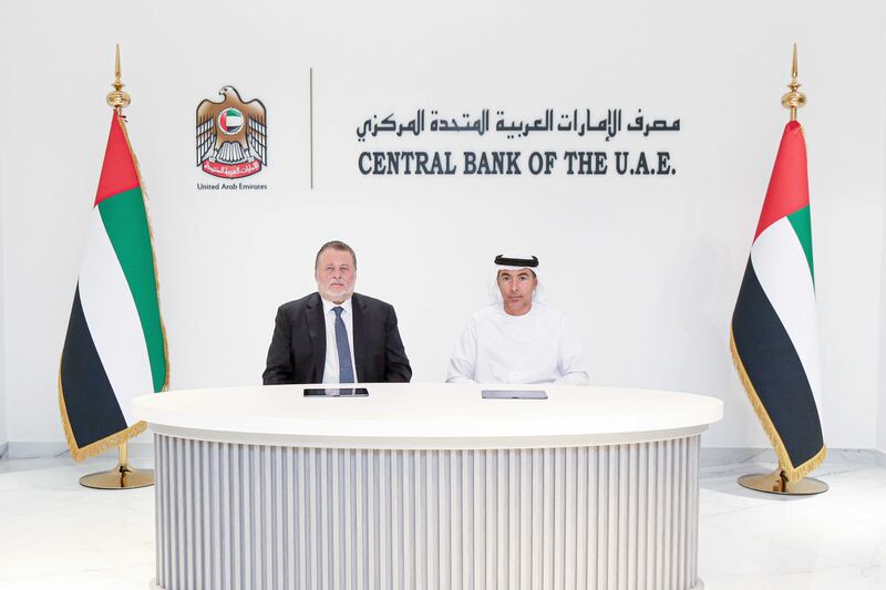 The deal reflects the strong relationship between the countries, said Khaled Balama, governor of the Central Bank of the UAE. Photo: Central Bank of the UAE