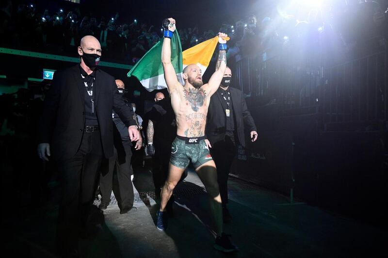 Conor McGregor ahead of the fight against Dustin Poirier. Chris Unger/Zuffa LLC
