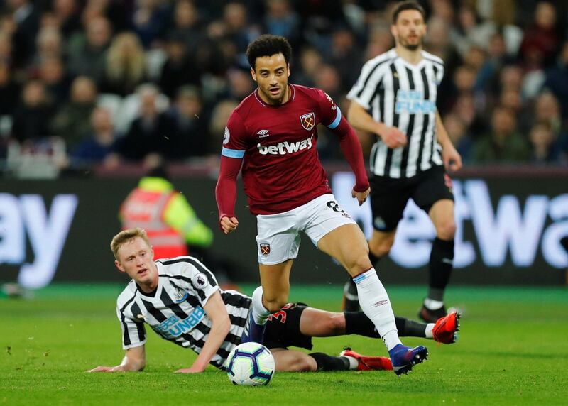 Cardiff City 0 West Ham United 3, Saturday, 7pm. Cardiff's season is threatening to implode at exactly the wrong time. They have lost their past three games, conceding 10 goals in the process. West Ham can be inconsistent, but should have too much for Cardiff, with Felipe Anderson, pictured, pulling the strings in midfield.  Reuters