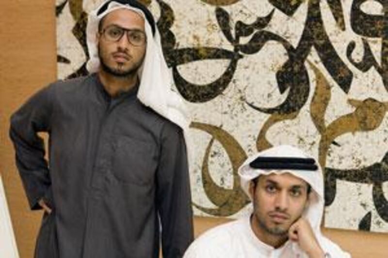 Their first business was an online delivery service. That morphed into the magazine Brown Book. Now the bin Shabib brothers - Rashid is the one on the left - have dreamt up a warehouse stocked with brainpower.