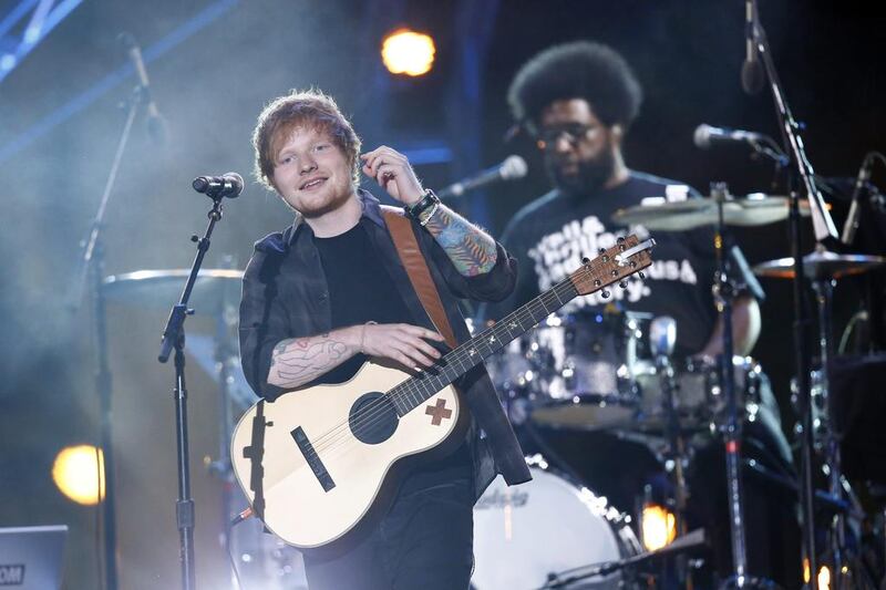 The British singer Ed Sheeran. Matt Rourke / AP Photo 