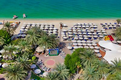 The Beach Stadium will comprise four fan zones. Photo: Hilton Dubai Jumeirah