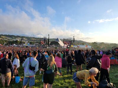 The festival site is huge and it's easy to get lost or lose yourself in the crowd. Tim Knowles / The National