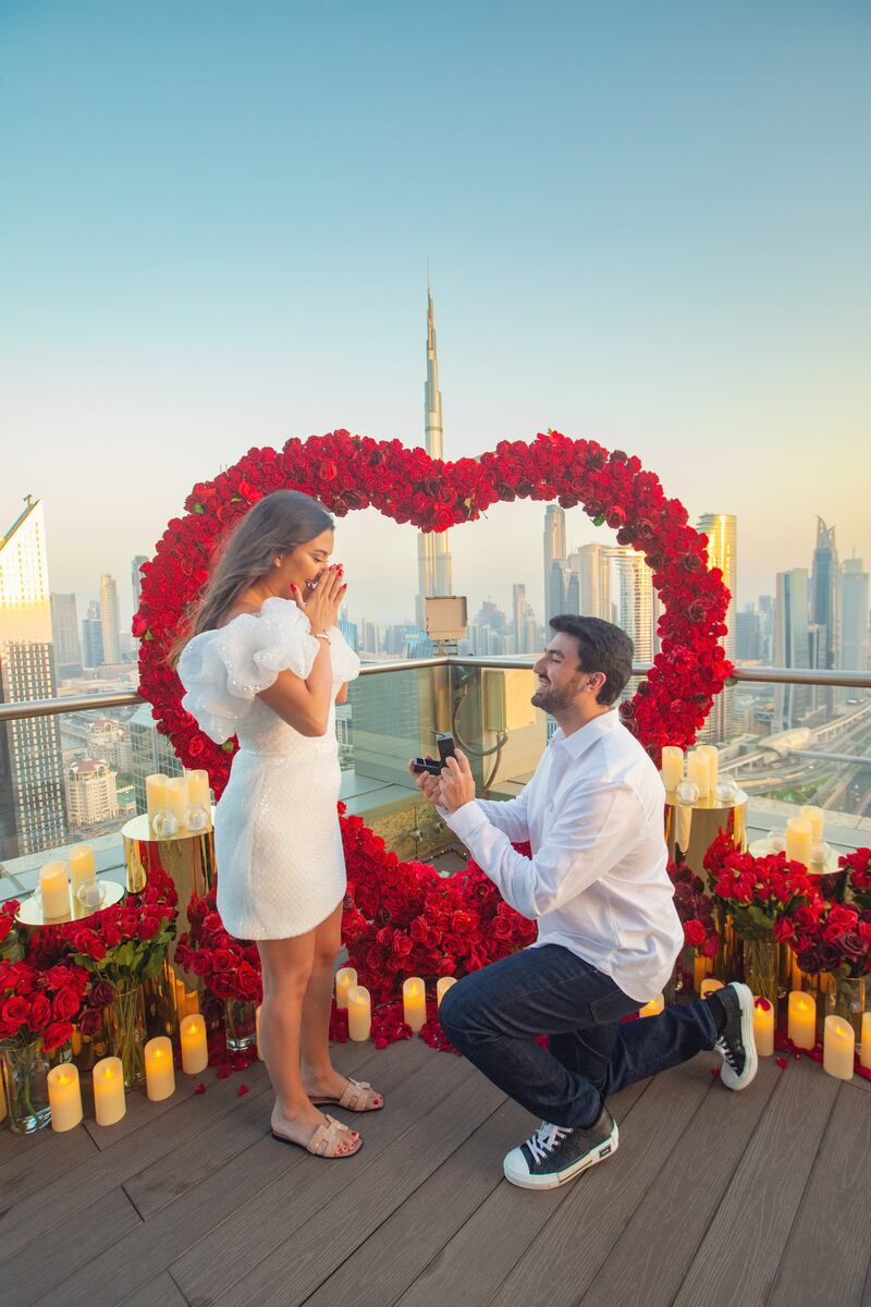 Caroline Ralston has helped men in Dubai to pop the question more than 400 times