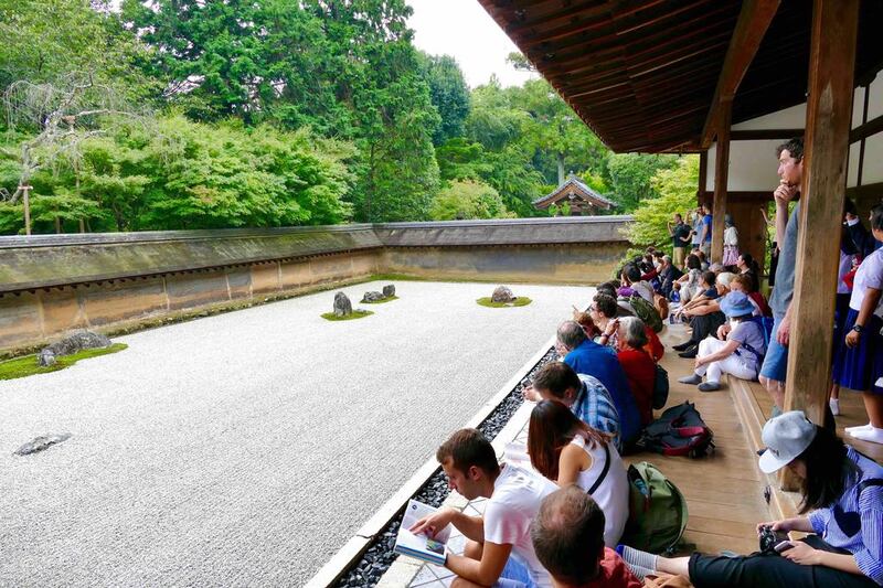 Ryoan-ji  Zen Rock Garden. Sarah Madden