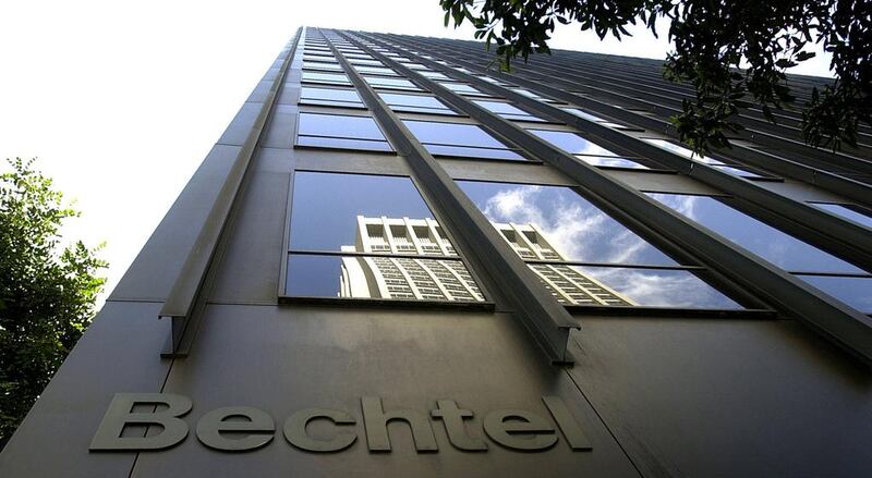 Windows on the Bechtel headquarters in San Francisco reflect a blue sky. Noah Berger / Bloomberg News

