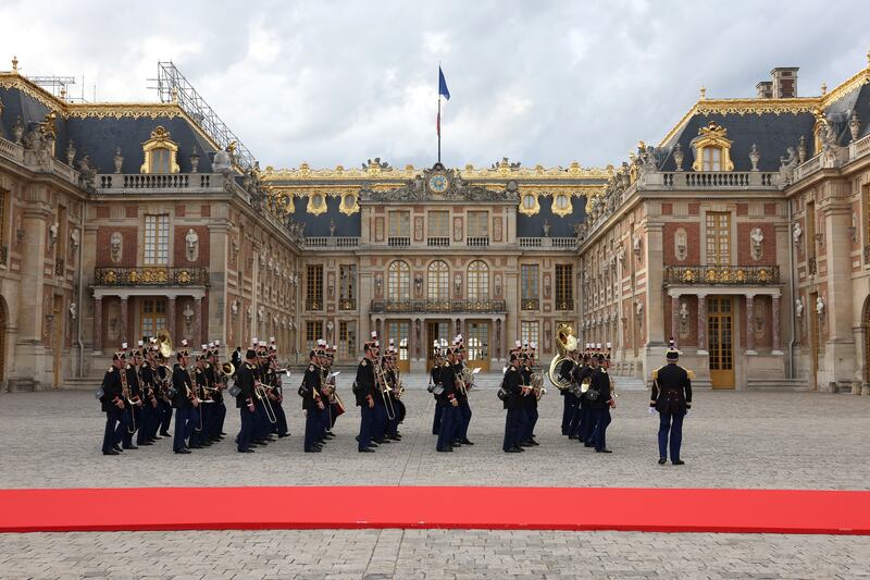 The Palace of Versailles before the guests arrived. Getty Images