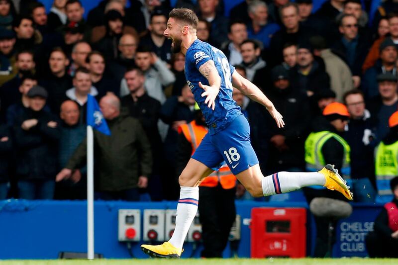 Bournemouth v Chelsea, Saturday, 7pm: Frank Lampard was leaping around the touchline during the victory over Tottenham like, well, Joe Mourinho used to. I'm sure his old boss enjoyed that. This season can still go either way for Chelsea, and the midweek Champions League defeat to Bayern Munich will have hurt a lot, but when Lampard has quality like Olivier Giroud desperate for a game, he has to be optimistic. AFP 
PREDICTION: Bournemouth 1 Chelsea 2