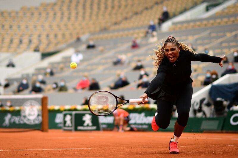 Serena Williams has withdrawn from the French Open. AFP