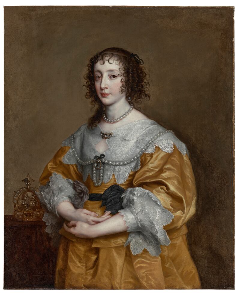 'Portrait of Henrietta Maria' (1636) by Sir Anthony van Dyck.