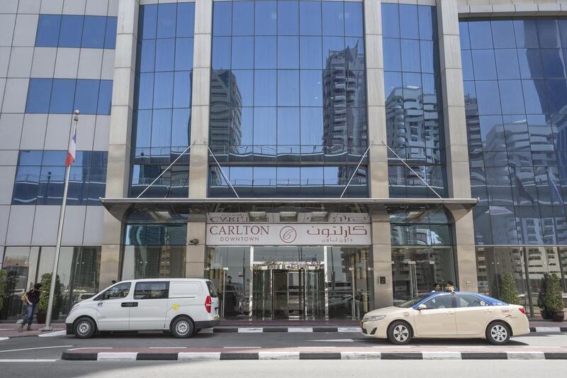 Carlton Downtown hotel is believed to have changed hands for about Dh500 million, according to sources close to the deal. Antonie Robertson / The National