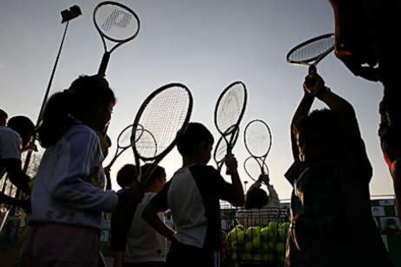 With the addition of more events such as this mini tournament at Al Wasl Sports Club in Dubai, officials at Tennis Emirates hope to sign up more than 1,000 children this year.