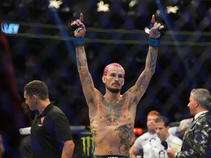 Sean O'Malley after his fight with Pedro Munhoz during UFC 276  that finished in a no contest due to an accidental foul at T-Mobile Arena in Las Vegas, in July, 2022. USA TODAY Sports