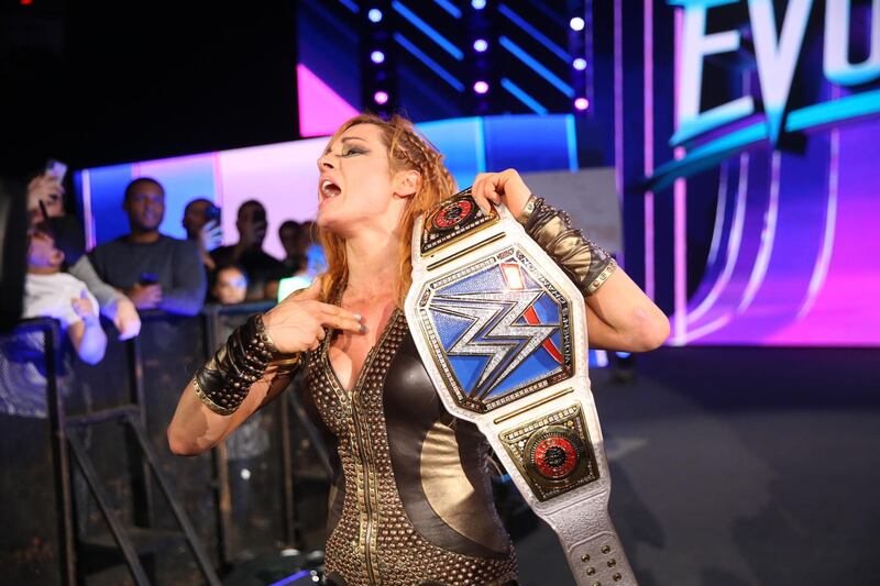 Becky Lynch has taken the ball and run with it as WWE SmackDown Women's champion. Image courtesy of WWE