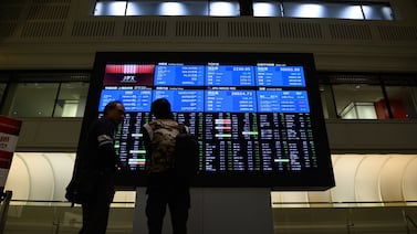 The Tokyo Stock Exchange. The expansion of Israel’s ground operations in Gaza has added more pressure to global markets. Bloomberg
