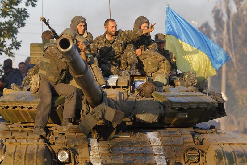 Ukraine could soon be supplied weapons by the United States. Sergei Grits/AP