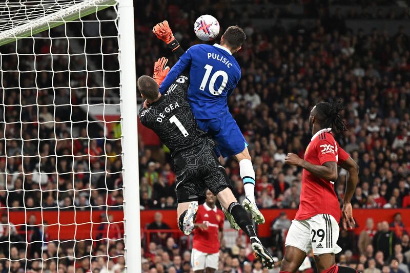 Christian Pulisic (Mudryk 64') - 5. Got engaged in a needless scuffle with De Gea a few minutes after coming on. Had two good chances to get on the scoresheet but he couldn’t get his efforts past De Gea.  AFP