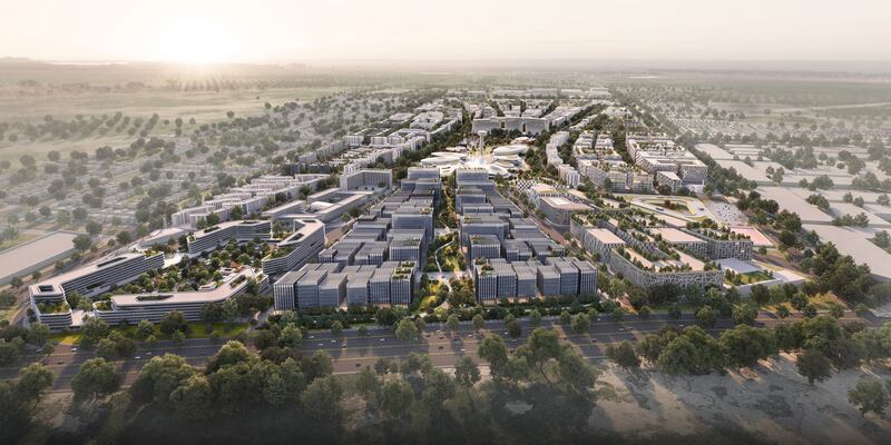 The Aljada development will include retail, leisure and entertainment components, in addition to residential and commercial offerings, such as Aljada Business Park. Photo: Aljada