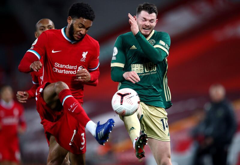 SUBS: Oliver Burke - 7: On for Brewster nine minutes after half time. Almost robbed Alisson in the area. Left Fabinho flatfooted during a threatening run into the area. Should have done better with stoppage-time chance. PA