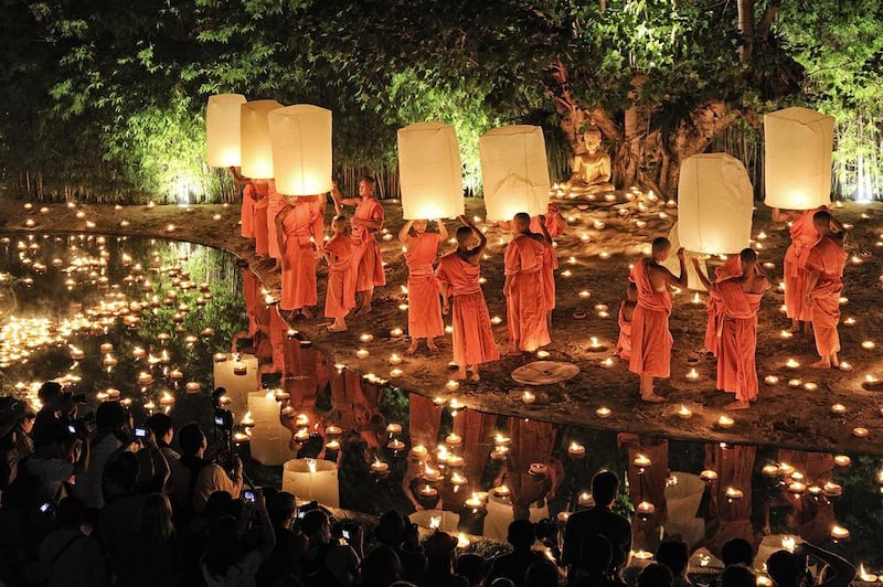 Chiang Mai, Thailand: Loi Krathong, literally “floating lantern”, is an annual festival that signals positivity as the krathongs “carry away” bad luck. The festival is observed across Thailand, but the celebrations at Chiang Mai are particularly famous as well as unique, because in addition to a lit floating receptacle, people release thousands of lanterns in the sky. This year, the three-day event starts on November 5 with a sunset lantern parade followed by the first night of the Noppomas Queen beauty pageant. The next two days hold the various lantern contests and the floating lantern parade. The winner of the beauty contest, also known as Miss Yee Peng, is announced amid fanfare and fireworks.