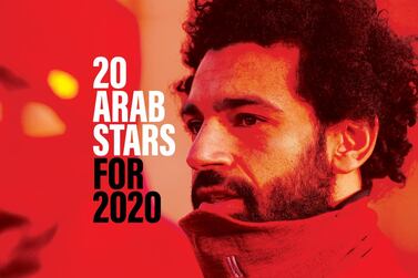 Mohamed Salah and 19 other Arab sport stars for 2020. Nick Donaldson / The National