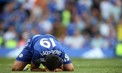 File photo dated 08-08-2015 of Chelsea's Diego Costa. PRESS ASSOCIATION Photo. Issue date: Monday August 14, 2017. Diego Costa has criticised Chelsea's treatment of him this summer, saying he is "not a criminal" and is prepared to remain in exile in Brazil for a year. See PA story SOCCER Chelsea.Photo credit should read Jed Leicester/PA Wire.