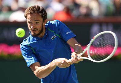 Daniil Medvedev is aiming for a fourth straight title following victories in Rotterdam, Doha, and Dubai. AFP