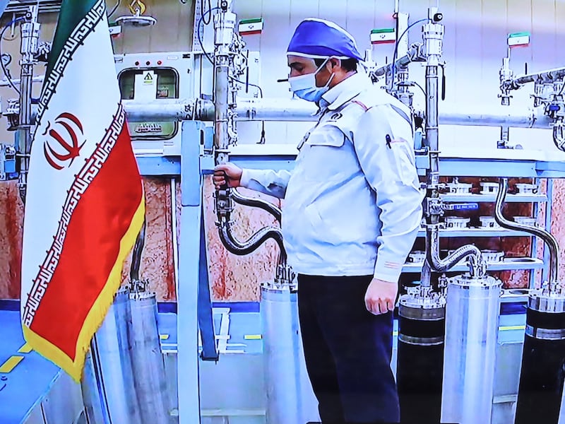 Iran's Natanz enrichment plant. Western powers have told the IAEA that Tehran's overall stockpile has grown by 30 per cent. AFP