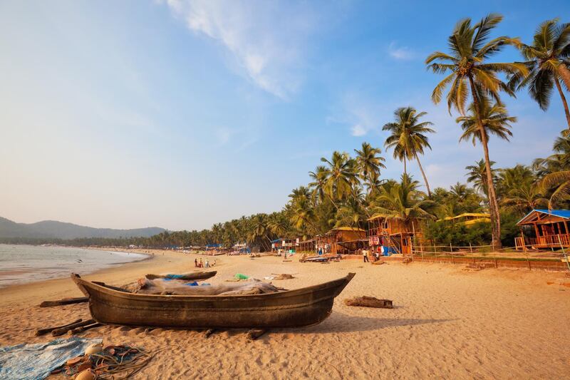 The Beach in Goa. Getty Images
