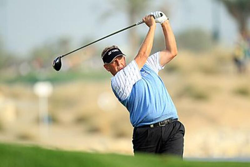 Colin Montgomerie, delivering a shot at 15 in the Volvo Champions in Bahrain in January, says the tournament should be in no danger of being dropped in 2012 because of recent unrest in the country.