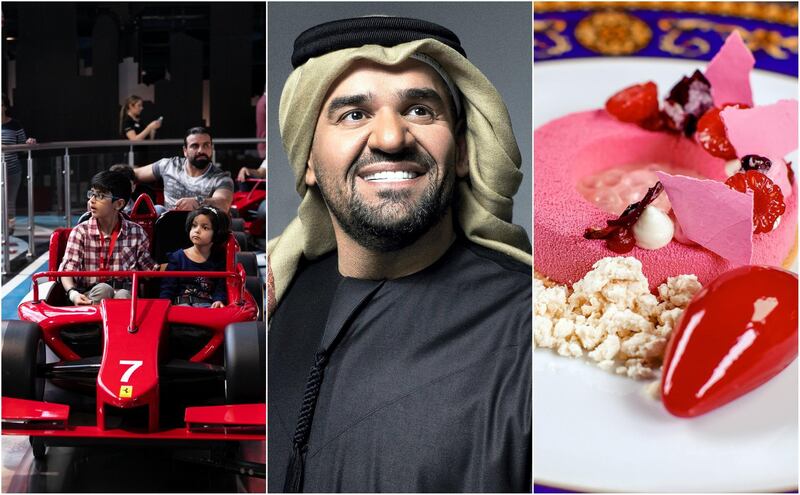 Visit Ferrari World Abu Dhabi, catch a concert by Hussain Al Jassmi, or try out a new brunch this Eid Al Adha weekend.