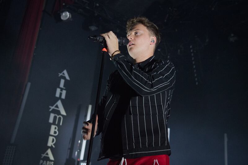 Conor Maynard performing in Paris in 2019. Maynard will team up with Zack Knight for a concert at the Coca-Cola Arena in Dubai on May 7. Getty Images