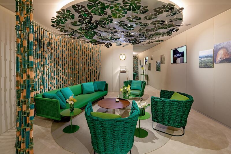 Rolex has taken an eco-friendly and sustainable approach for this year's Oscars Greenroom design