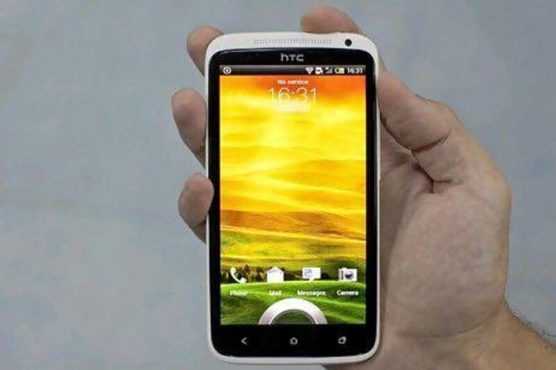 HTC's latest phone, the One X, is a strong contender against Apple's iPhone 4S. Lee Hoagland / The National